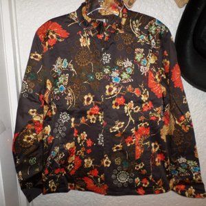 Chico's Cherry Blossom Zip Jacket NWT Chico's 1